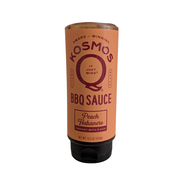 Kosmos Q Peach Habanero BBQ Sauce (15.5 oz)