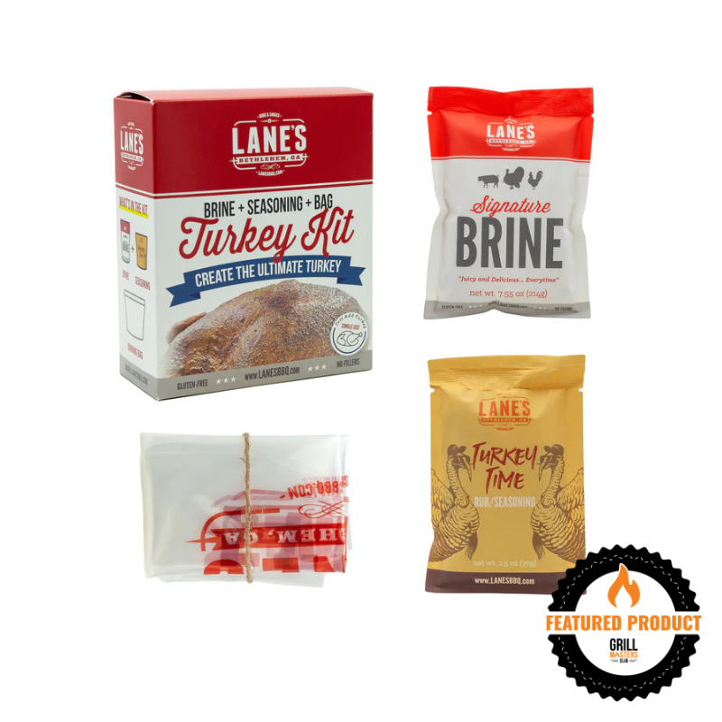 Lane's Turkey Brine Kit - Brine Mix, Brine Bag & Turkey Seasoning
