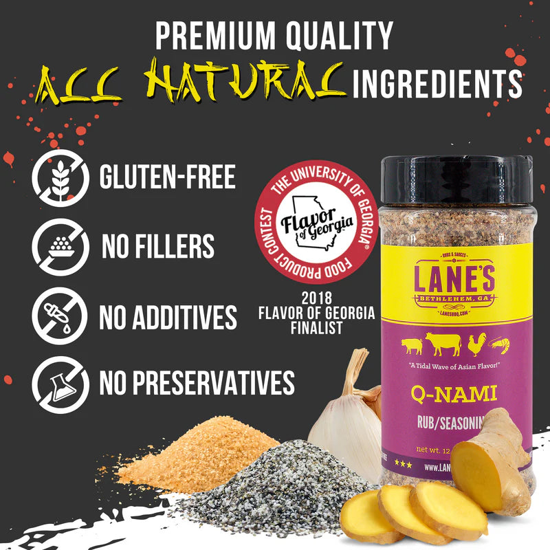 Lane's Q-NAMI Rub (4.6 oz)