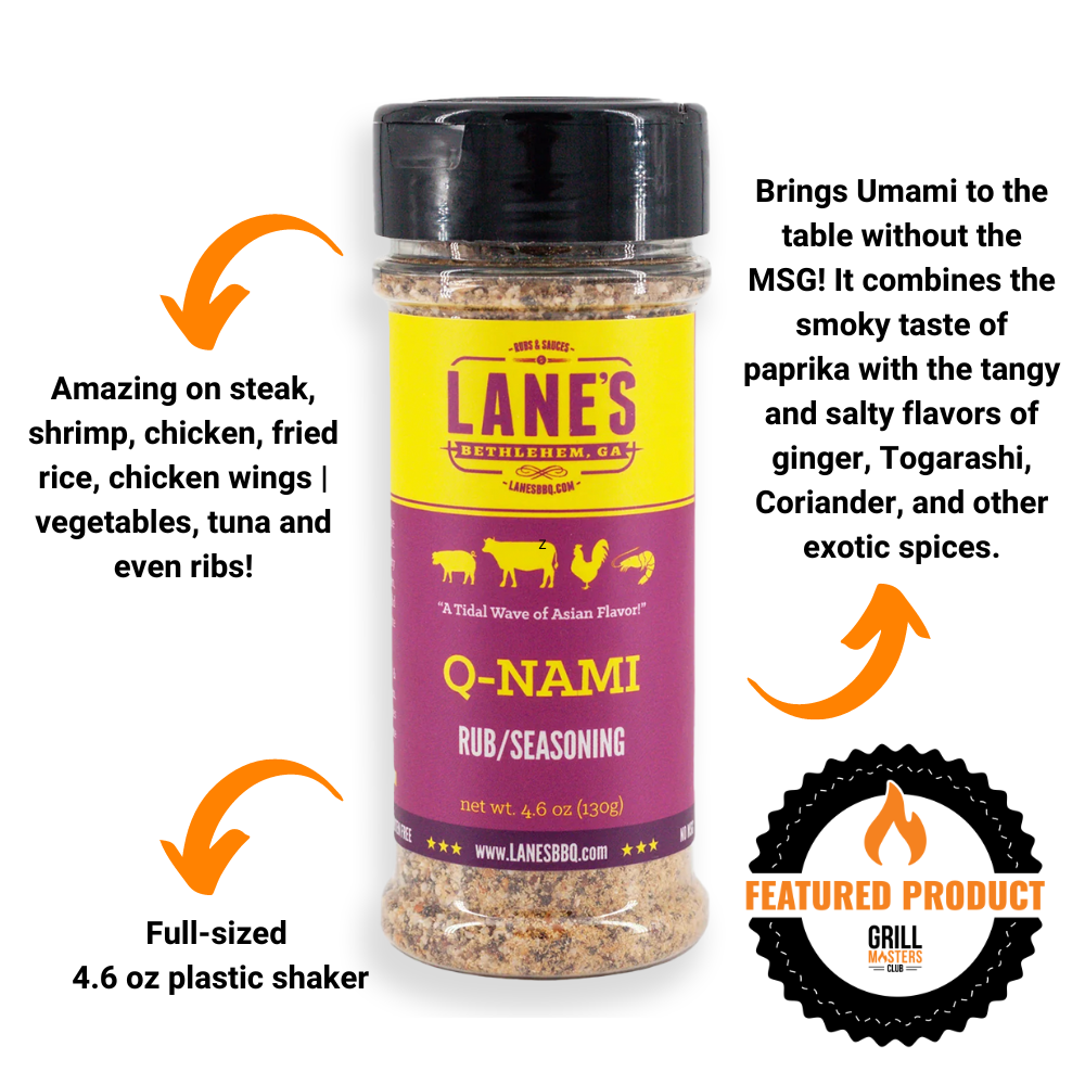 Lane's Q-NAMI Rub (4.6 oz)