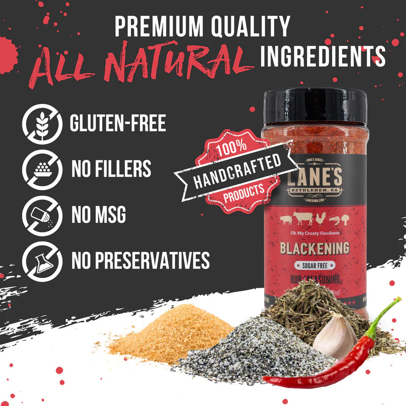 Lane's Blackening Rub (3.7 oz)