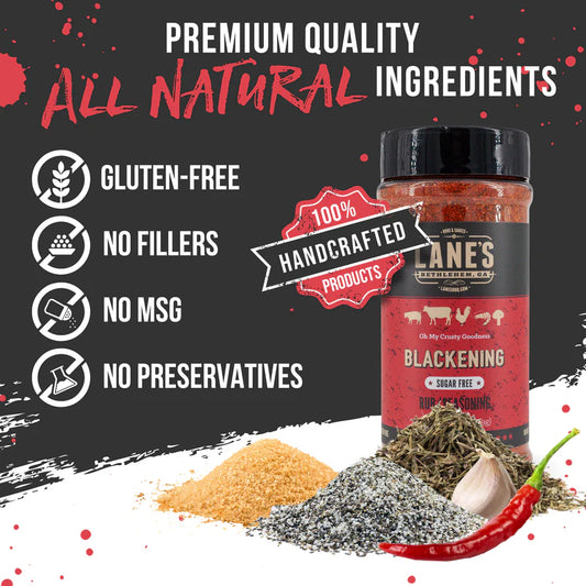 Lane's Blackening Rub (3.7 oz)