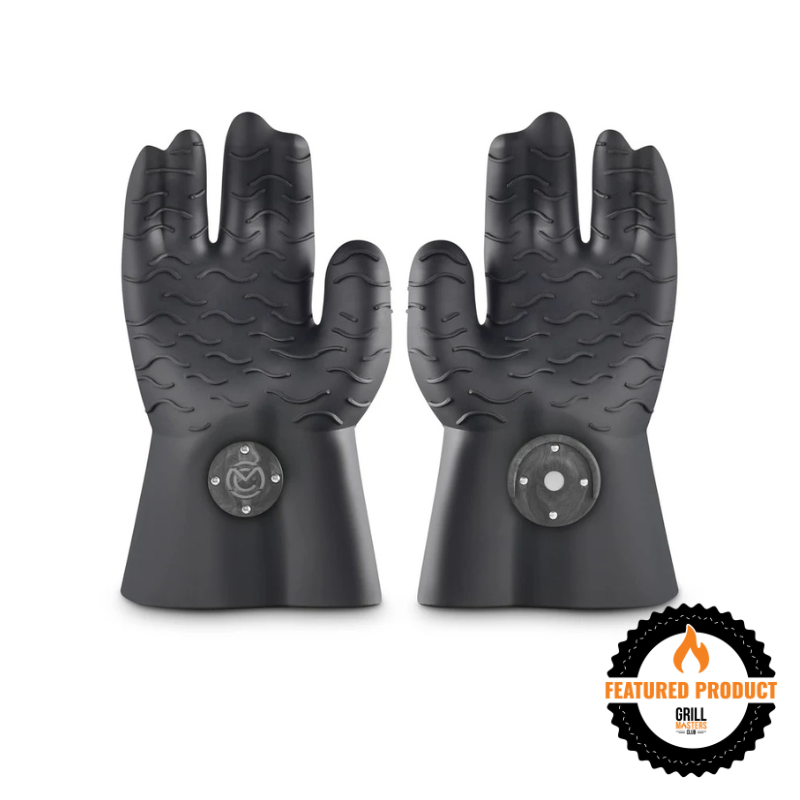 BBQ Champion's Bundle: Prep Tub, Grill Glove, Grill Cleaner, Spatula & Grilling Gloves