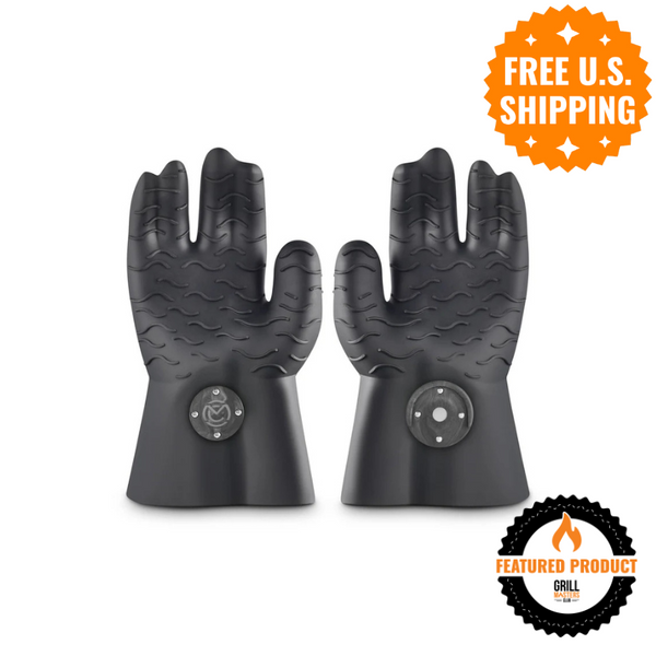 MagneCHEF Magnetic Easy On & Off BBQ Gloves