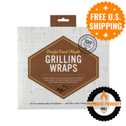 Pacific Coast Maple Grilling Wraps (8-Pack)