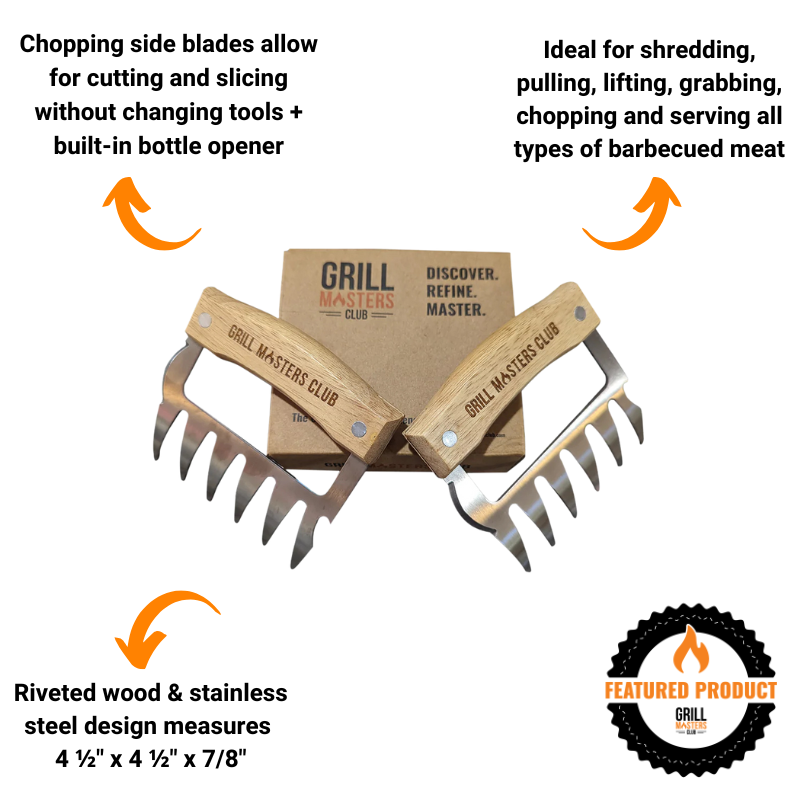 Grill Masters Club Meat Claws Premium Pulled Pork Shredders