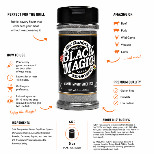 Mis' Rubin's Black Magic Seasoning (5 oz)