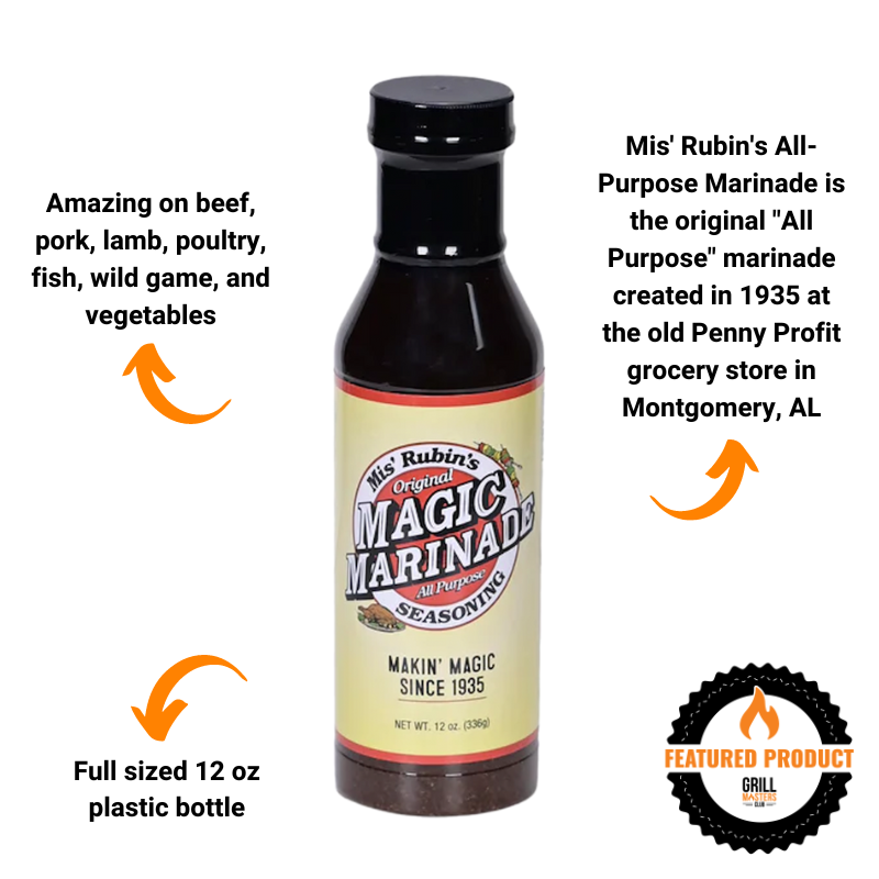 Mis' Rubin's Magic All-Purpose Marinade infographic