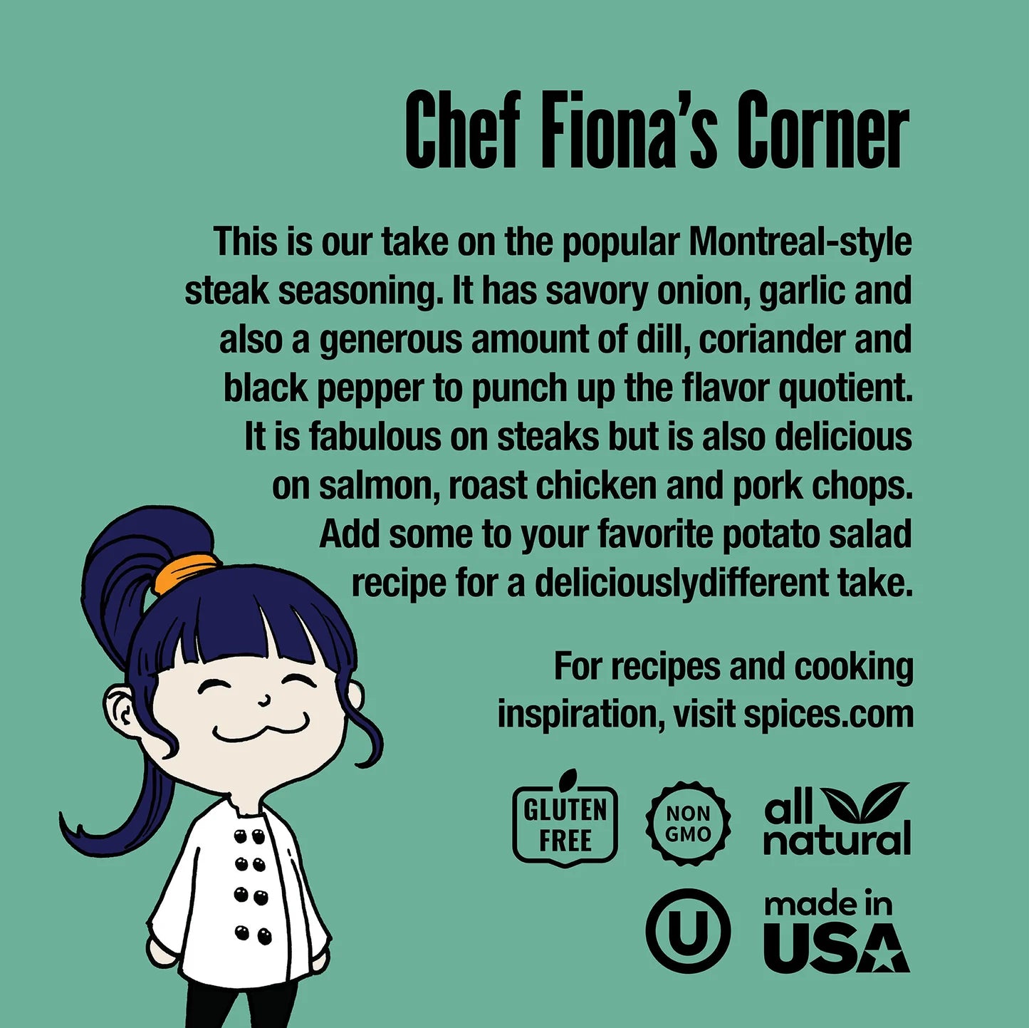 Mont Royal Steak Seasoning by The Spice Lab (5 oz)