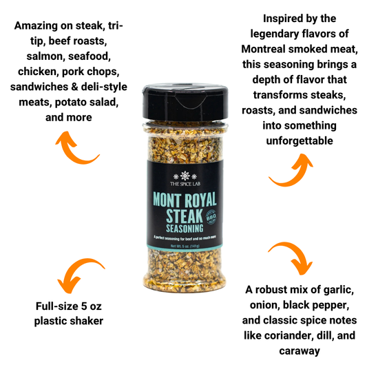 Mont Royal Steak Seasoning by The Spice Lab (5 oz)