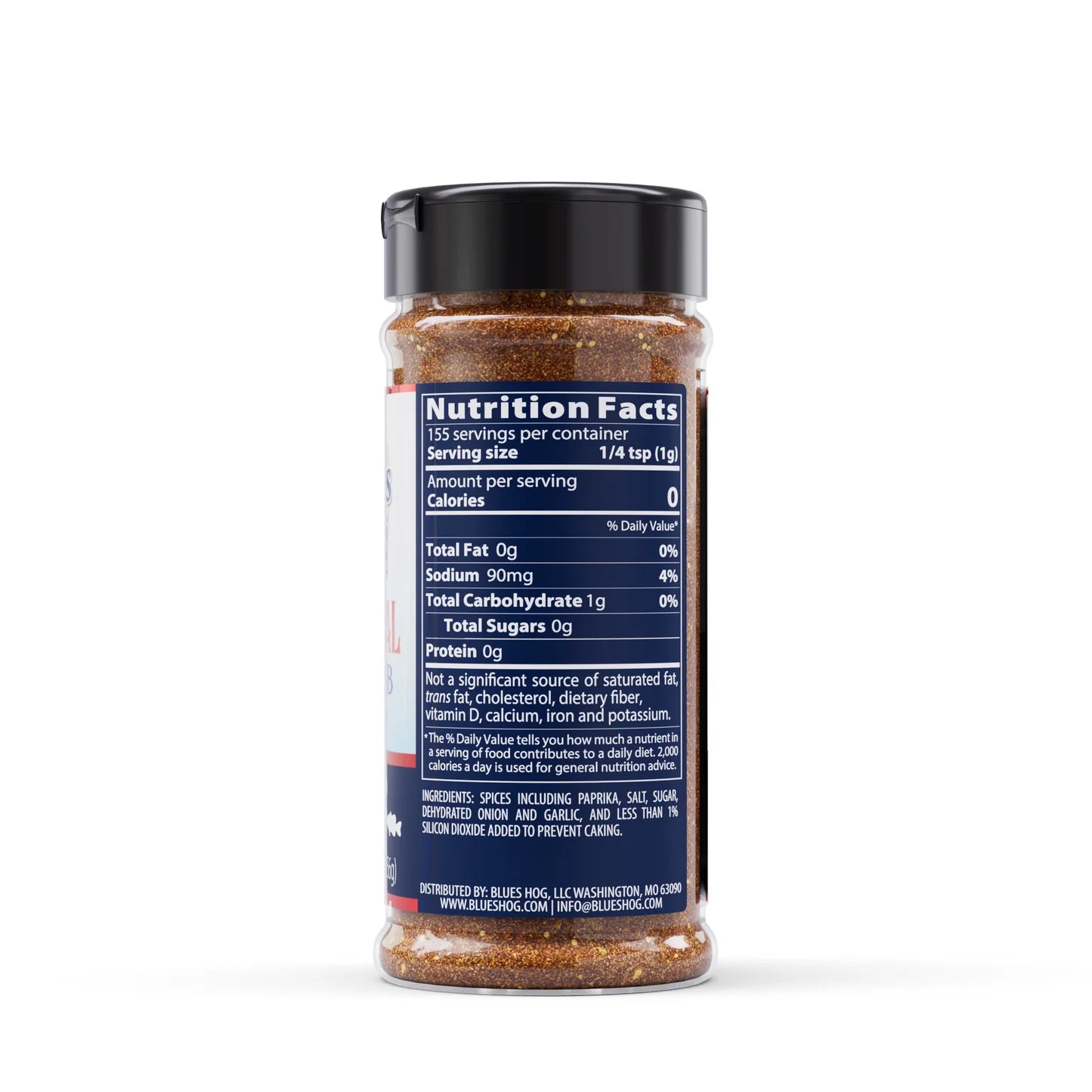 Blues Hog Original Dry Rub Seasoning (5.5 oz) - Sweet & Savory BBQ Seasoning