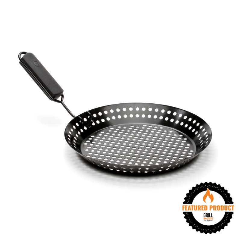 12" Non-Stick Grill Skillet with Removable Handle by Outset