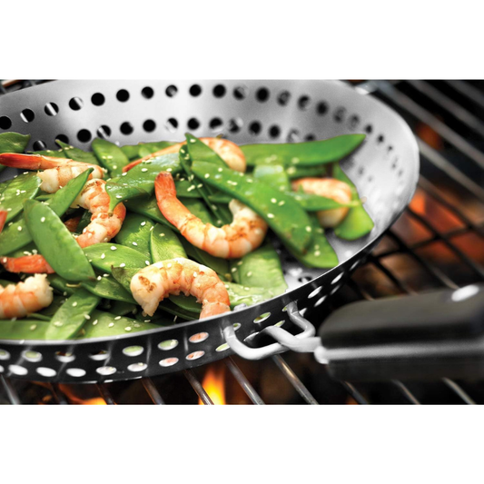 12" Non-Stick Stainless Steel Grill Skillet with Removable Handle by Outset