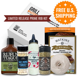 Ultimate Prime Rib Kit: Seasonings, Sauces, Au Jus, Butcher's Twine + Recipes | Limited Release Bundle