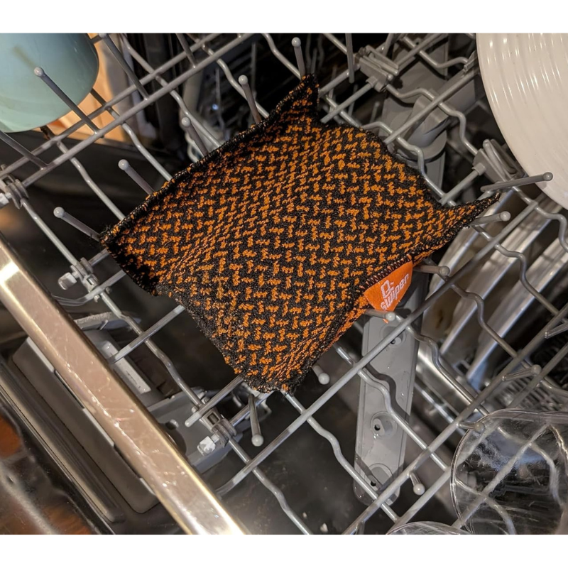 Q-Swiper Scrub-Clean Reusable Grill Cleaning Cloths (2 Pack) by Proud Grill