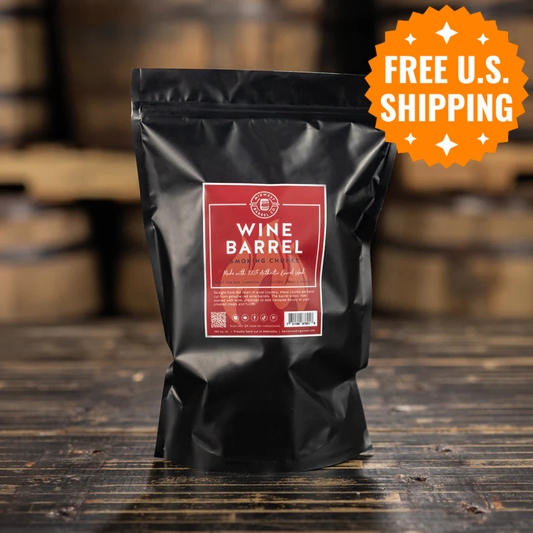 Red Wine Barrel Smoking Wood BBQ Chunks (2 lb)
