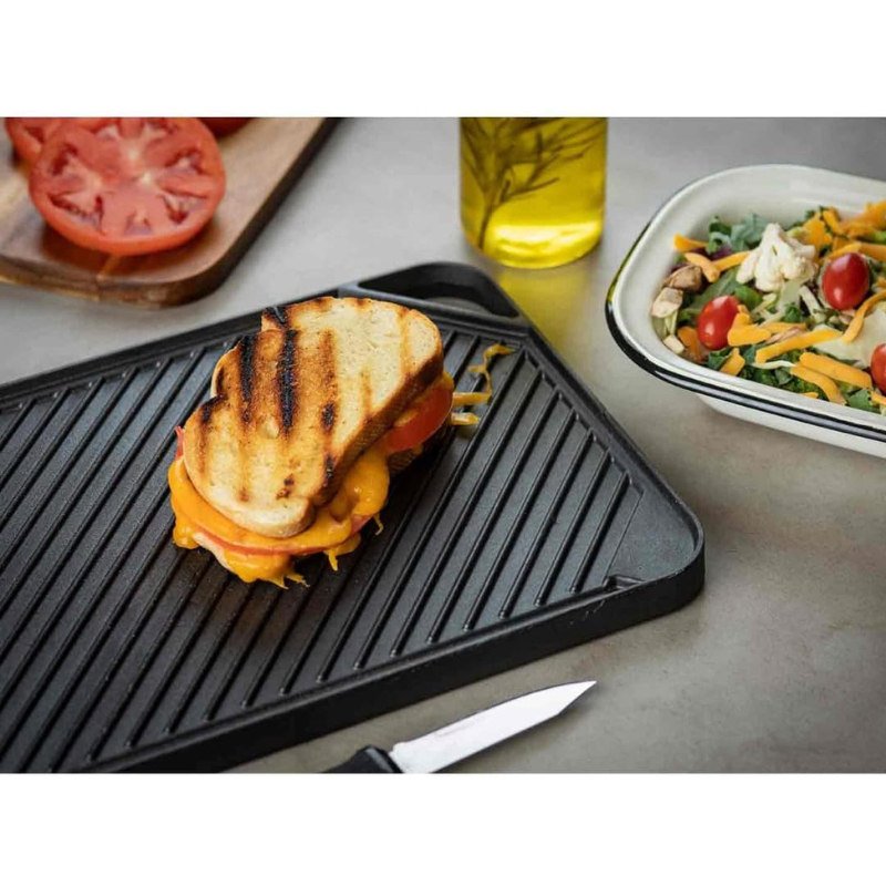 16.75" Reversible Cast Iron Grill & Griddle Pan by TableCraft