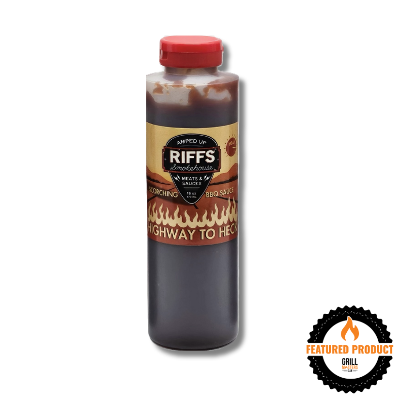 Riffs Smokehouse Highway to Heck Sweet Heat Competition BBQ Sauce (16 oz)