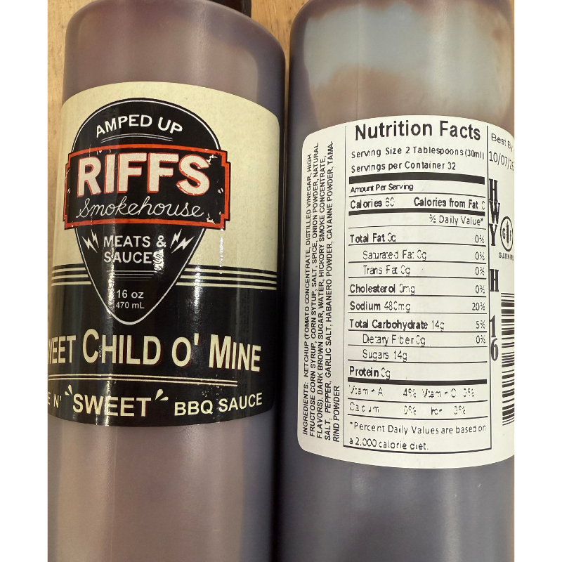 Riffs Smokehouse Competition BBQ Sauce 3-Pack Gift Set: Sweet, Mild & Hot