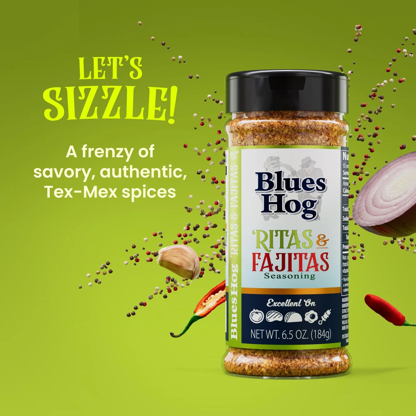 Blues Hog 'Ritas & Fajitas Seasoning (6.5 oz)
