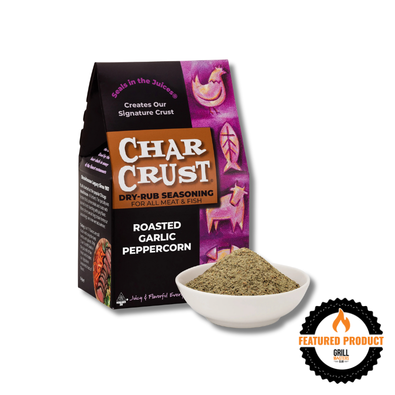 Roasted Garlic Peppercorn Seasoning by Char Crust (4 oz)