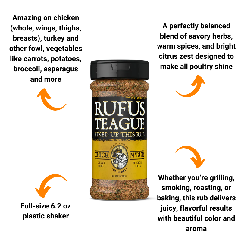 Rufus Teague Chick N' Rub (6.2 oz)