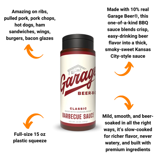 Rufus Teague Classic Garage Beer-B-Q Sauce (15 oz)