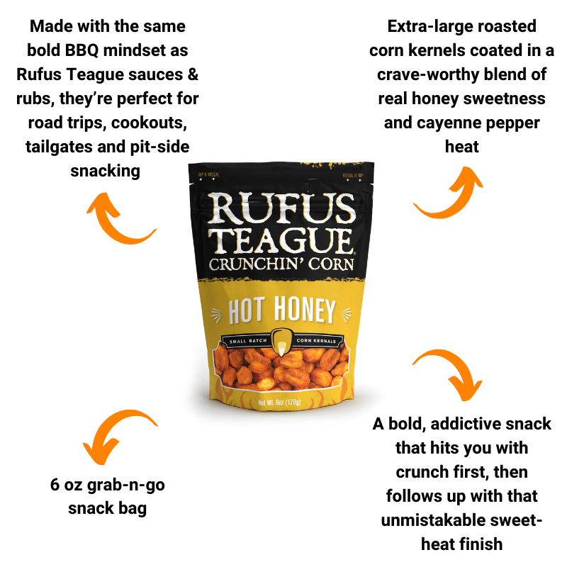 Rufus Teague Crunchin' Corn - Hot Honey (6 oz)