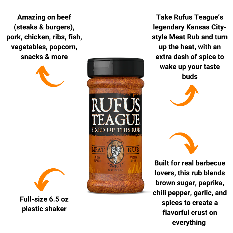 Rufus Teague Spicy Meat Rub (6.5 oz)