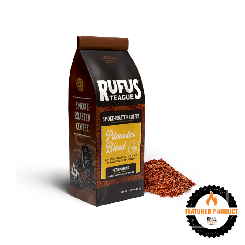 Pitmaster Blend Smoke-Roasted Coffee by Rufus Teague (12 oz)