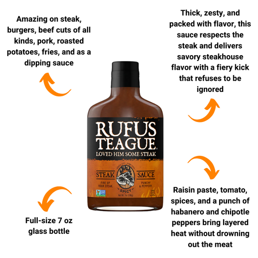 Rufus Teague Spicy Steak Sauce (7 oz)