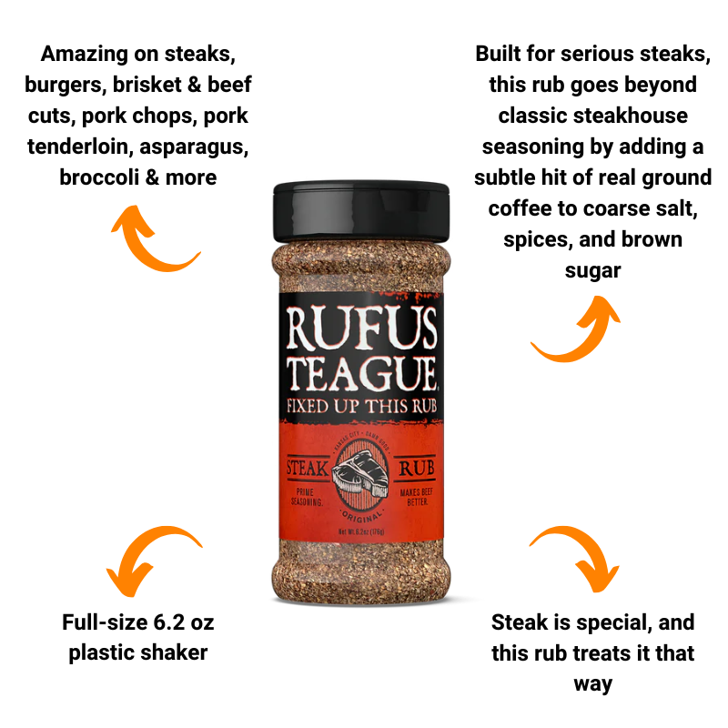 Rufus Teague Steak Rub (6.2 oz)