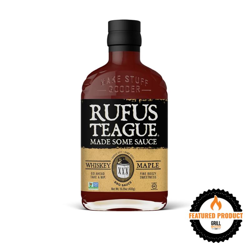Rufus Teague Whiskey Maple BBQ Sauce (15.25 oz)