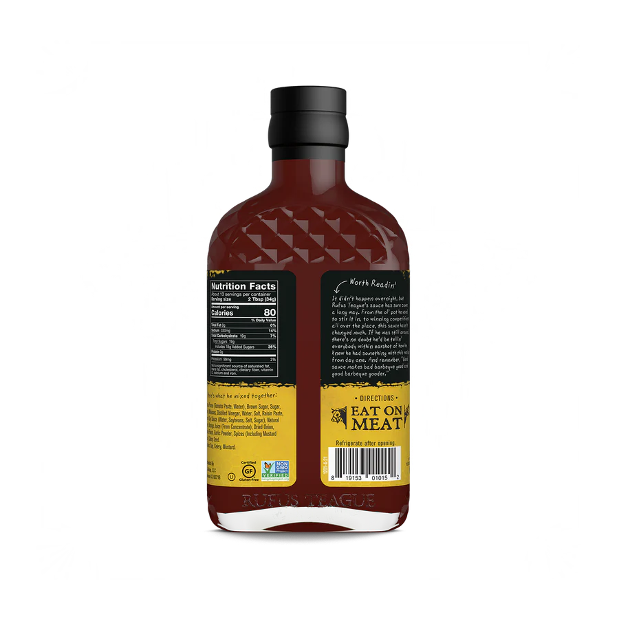 Rufus Teague Honey Sweet BBQ Sauce (15.25 oz)