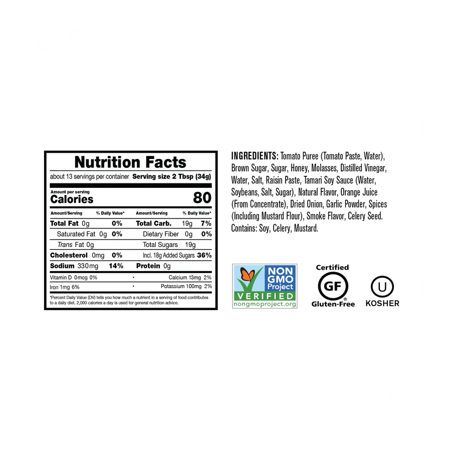 Rufus Teague Honey Sweet BBQ Sauce (15.25 oz)