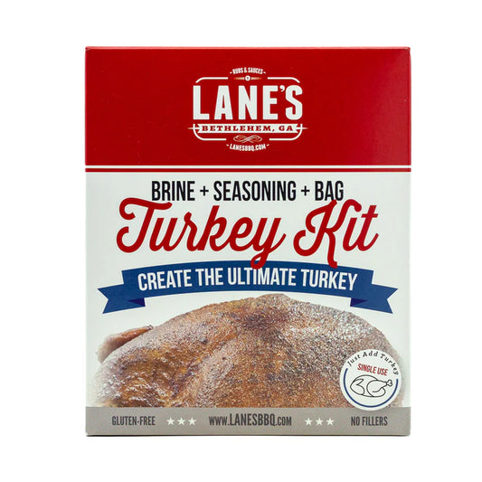 Lane's Turkey Brine Kit - Brine Mix, Brine Bag & Turkey Seasoning