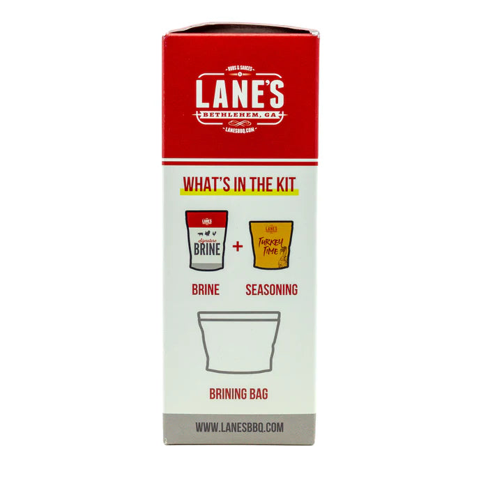 Lane's Turkey Brine Kit - Brine Mix, Brine Bag & Turkey Seasoning