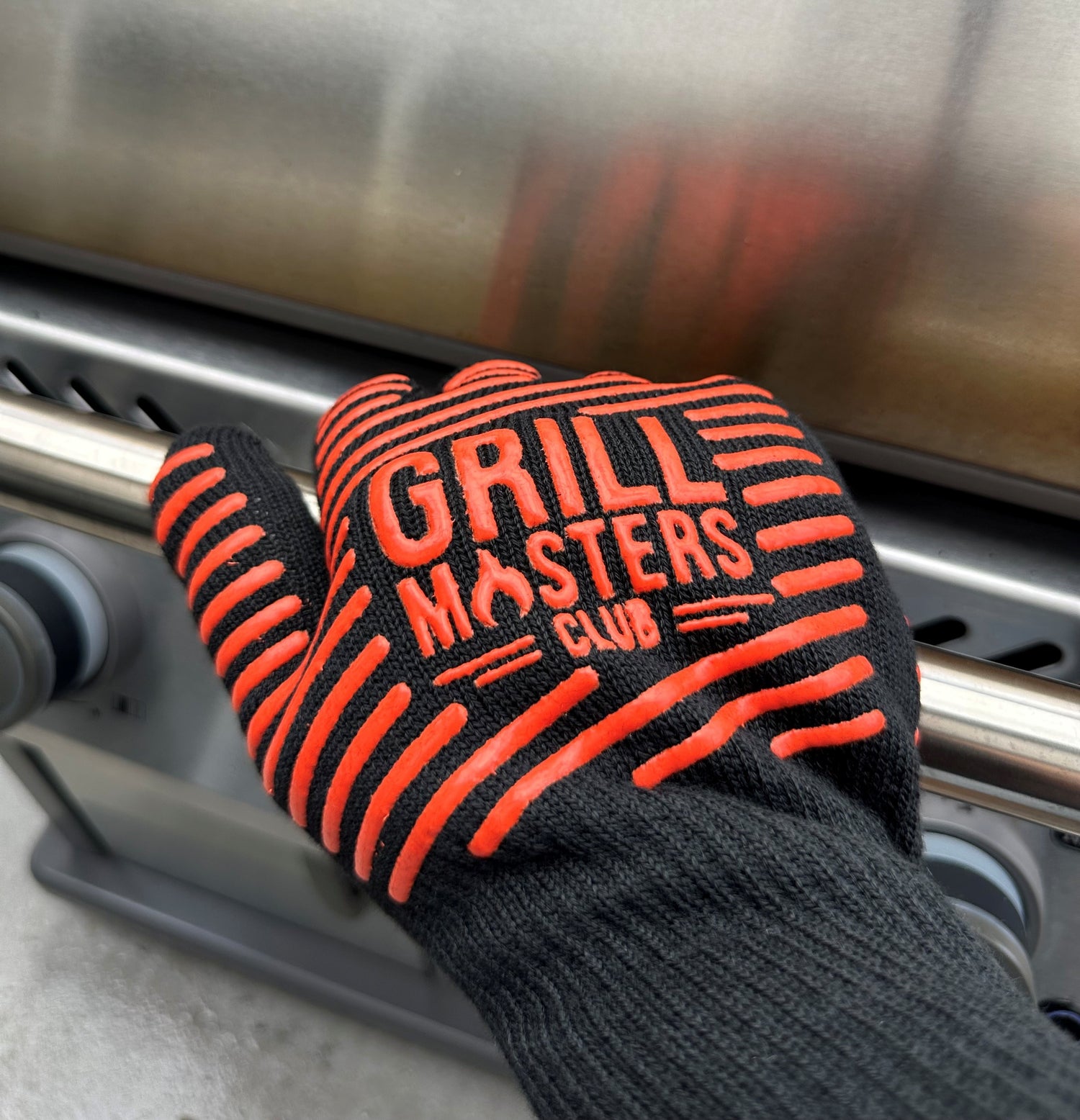 Grill Masters Club High Temperature Grilling & BBQ Gloves (Safe Up to 850°F)