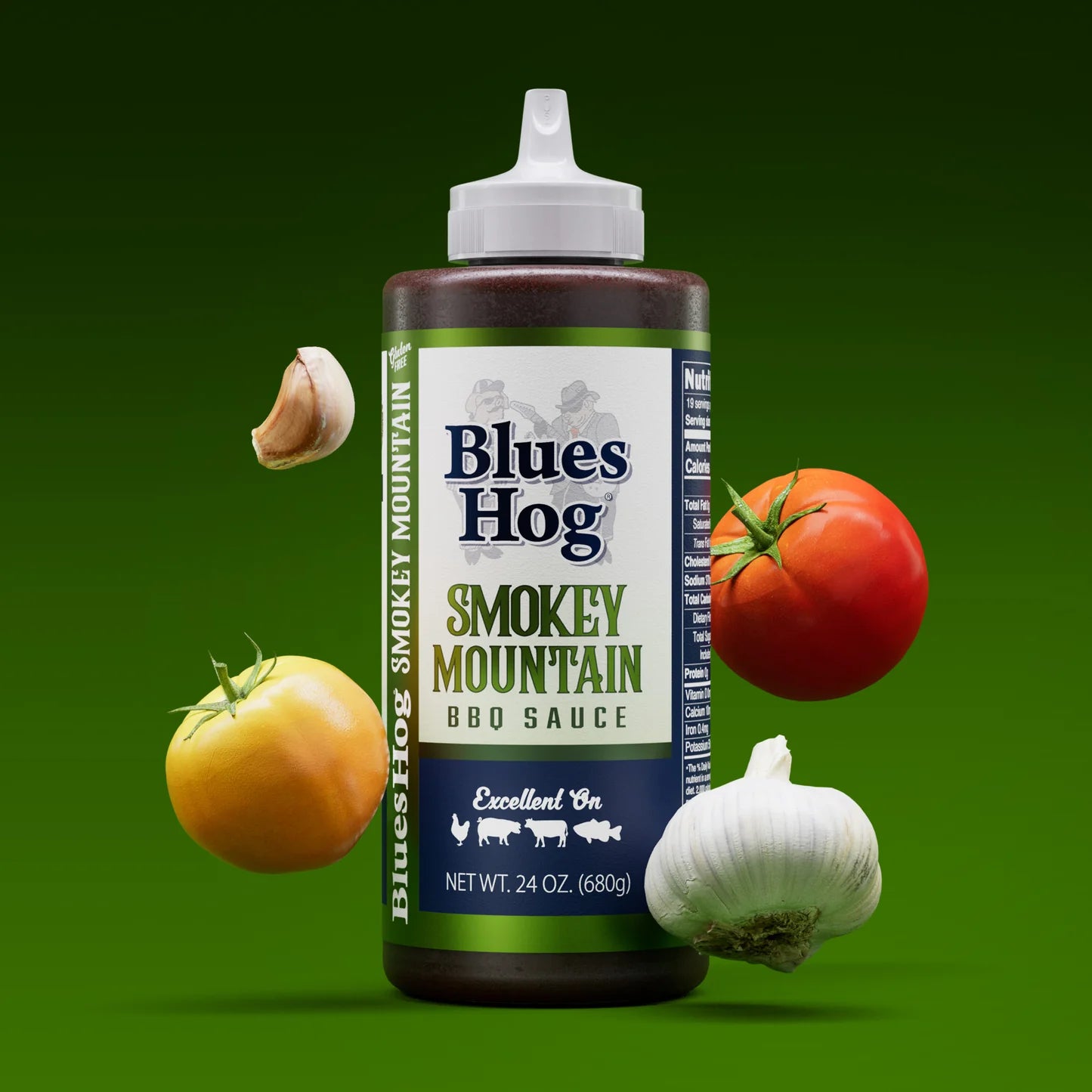 Blues Hog Smokey Mountain BBQ Sauce (24 oz) - Hickory Smoked