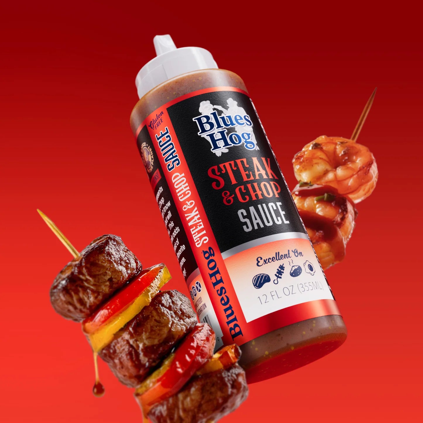 Blues Hog Steak & Chop Sauce (12 oz) - Bold Steak Sauce & Marinade