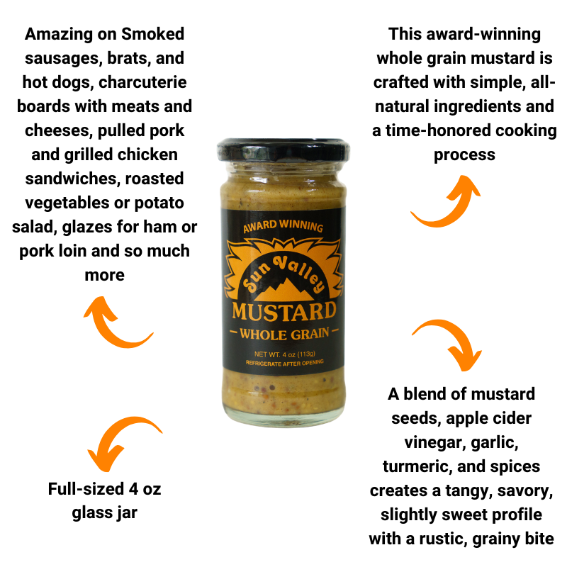 Sun Valley Award Winning Whole Grain Mustard (4 oz)