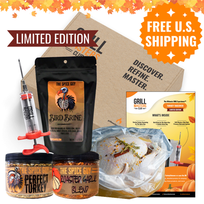 Limited Edition "Turkey Takeover" Box: Brine Kit + Injector + Seasonings + Recipes