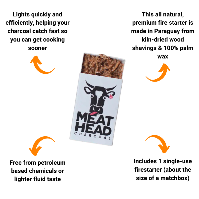 The Flame Maker Premium All Natural Firestarter by Meat Head Charcoal