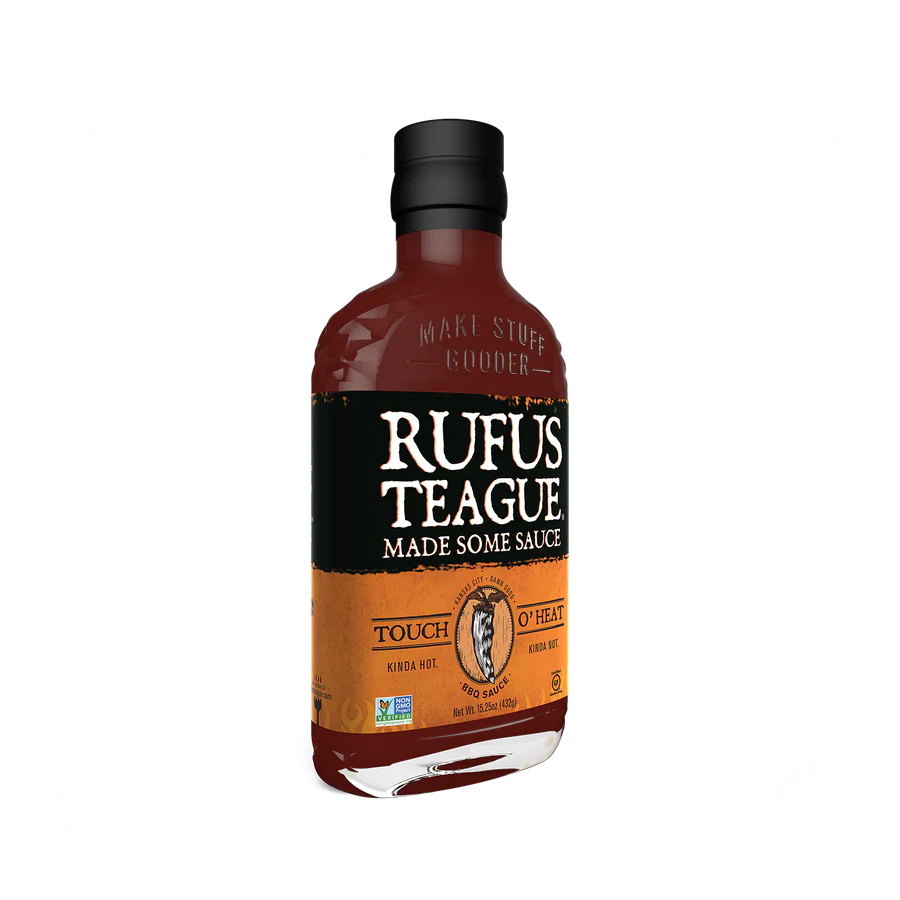 Rufus Teague Touch O' Heat BBQ Sauce (15.25 oz)