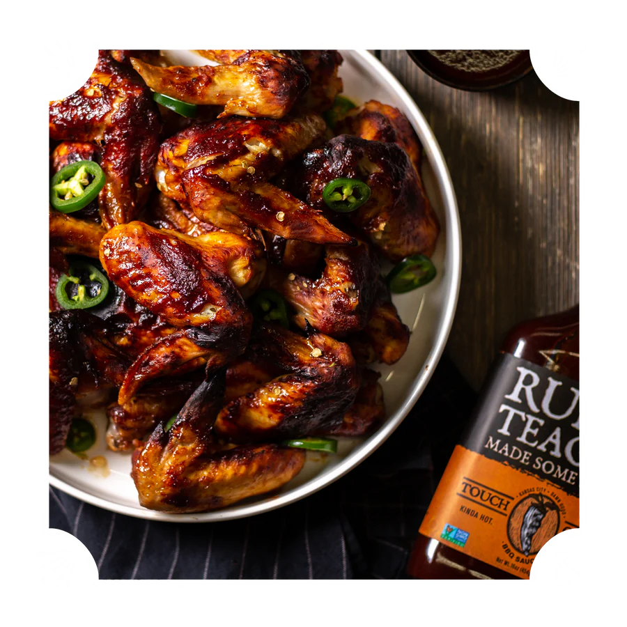 Rufus Teague Touch O' Heat BBQ Sauce (15.25 oz)