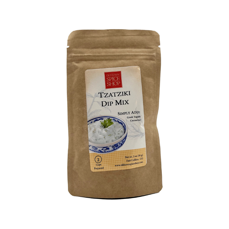 Tzatziki Dip Mix - Authentic Greek Yogurt Sauce Seasoning (3 oz) by Old Town Spice Shop