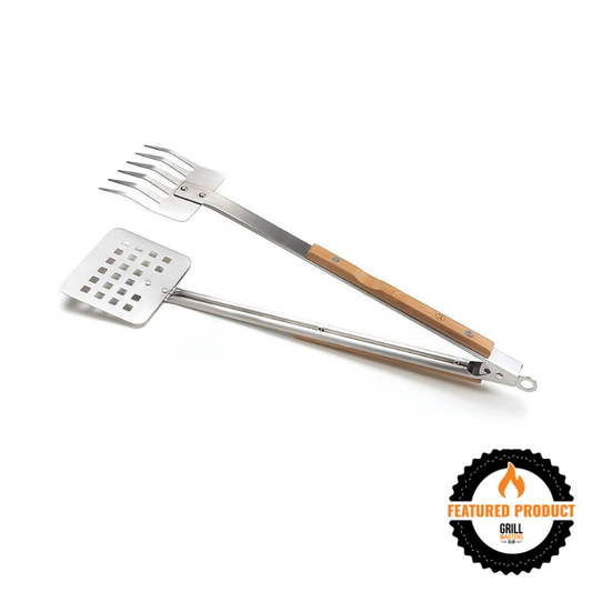 3-in-1 Locking Stainless Steel Claw Tongs - Verde Collection by Outset