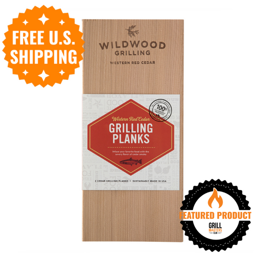 Western Red Cedar Grilling Planks - 5x11" (2-Pack)