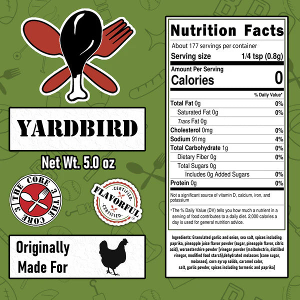 Yardbird Poultry Seasoning by The Tailgate Foodie (5 oz)