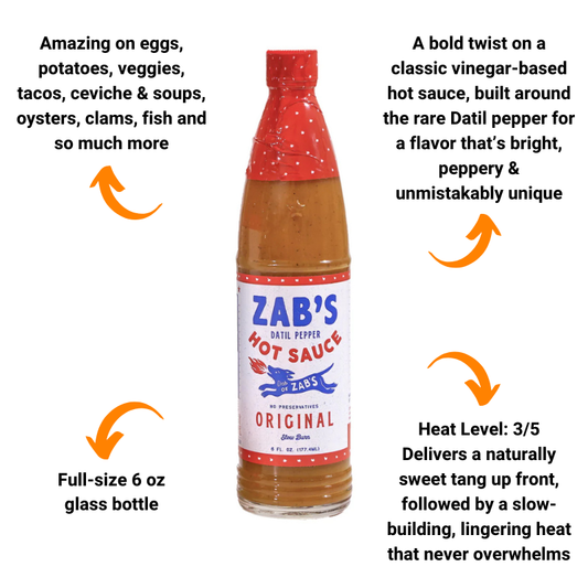 Zab’s Original Hot Sauce (6 oz)